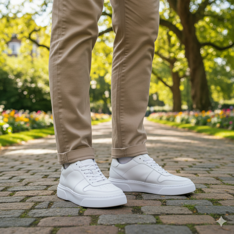 Sail Lakers - Beyaz Deri Erkek Günlük Ayakkabı