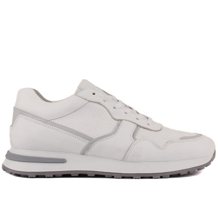 Sail Lakers - Beyaz Deri Bağcıklı Erkek Günlük Ayakkabı