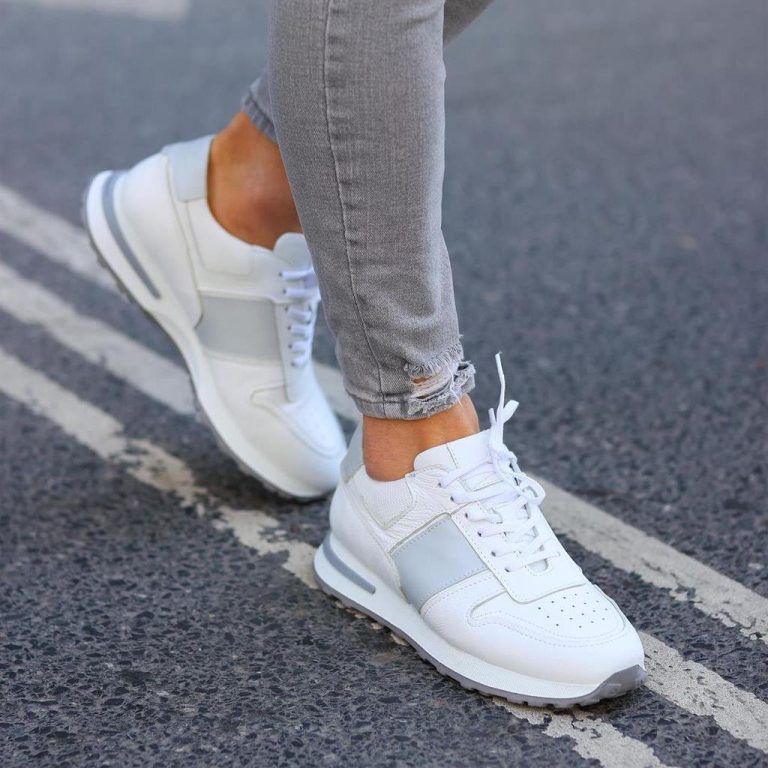 Sail Lakers - Beyaz Deri Bağcıklı Erkek Günlük Ayakkabı