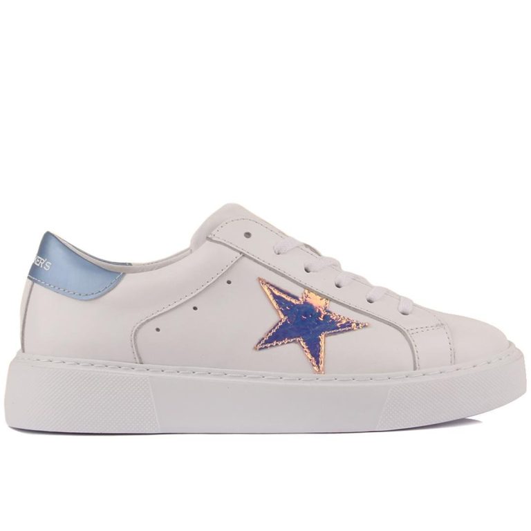 Sail Lakers - Beyaz Deri Bağcıklı Kadın Günlük Ayakkabı