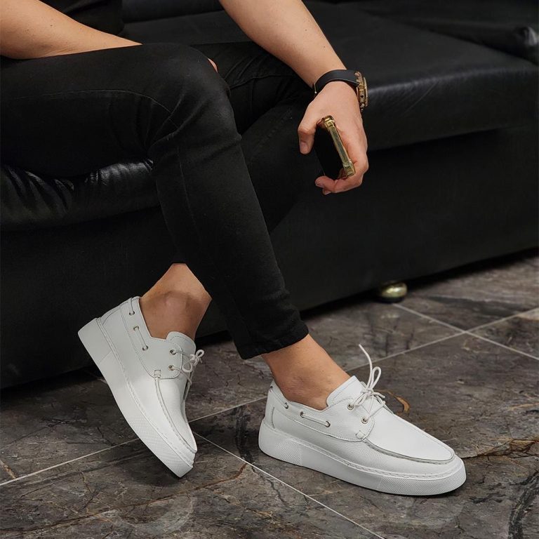 Sail Lakers - Beyaz Deri Erkek Günlük Ayakkabı