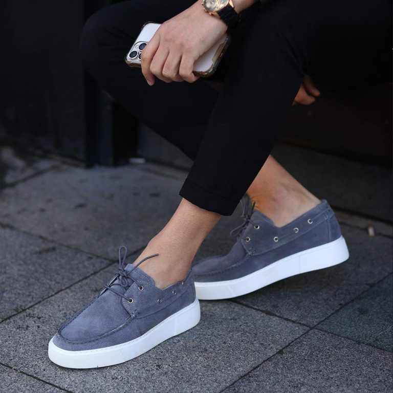 Sail Lakers - Gri Süet Erkek Günlük Ayakkabı