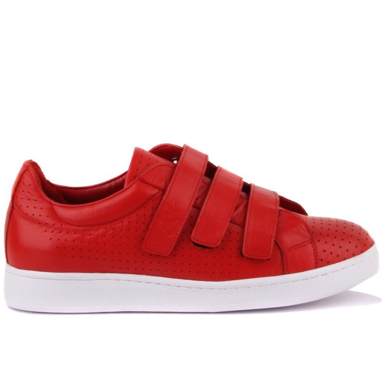 Sail Lakers - Kırmızı Deri Cırtlı Erkek Ayakkabı