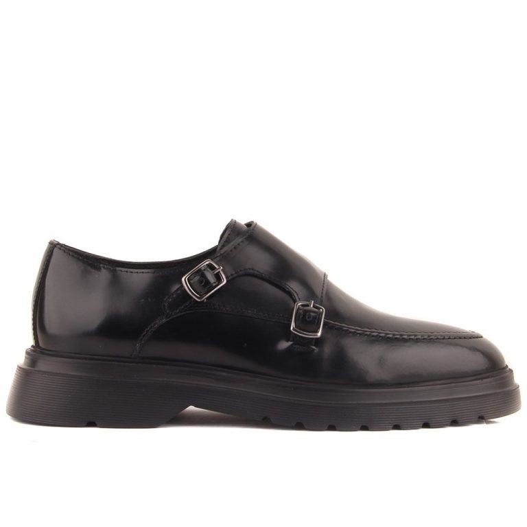 Sail Lakers - Siyah Açma Deri Bağcıksız Erkek Günlük Ayakkabı