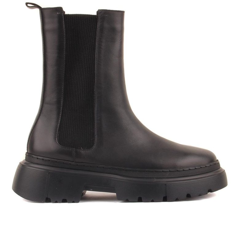 Sail Lakers - Siyah Deri Kadın Bot