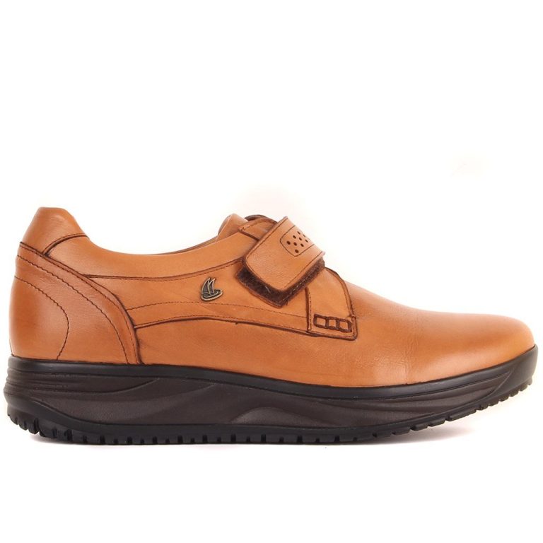 Sail Lakers - Taba Deri Cırtlı Erkek Günlük Ayakkabı